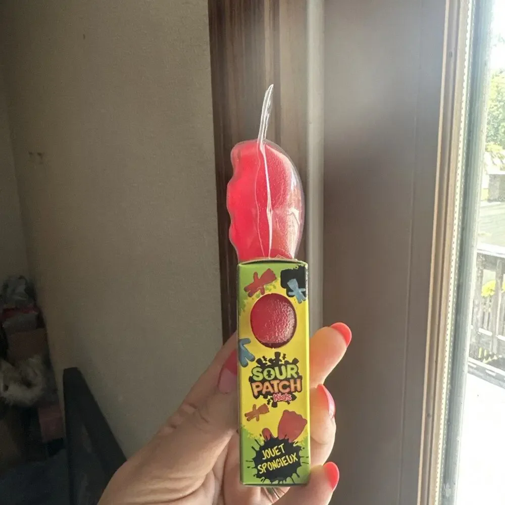 NEW SCENTED SOUR PATCH KIDS SQUISH TOY SQUISHY Red Cherry SCENT Smell 5”